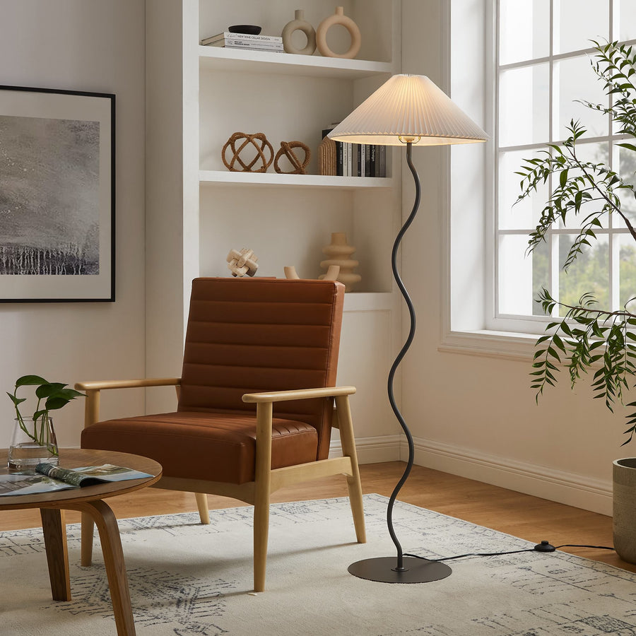 Orchard Squiggle Floor Lamp in Black