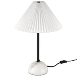 Remy Marble Dome Table Lamp in Black