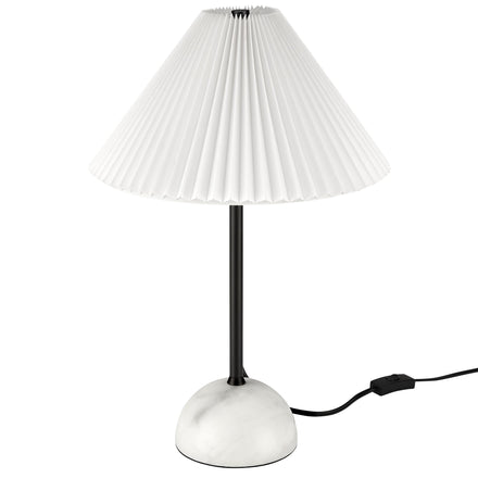 Illusion Marble Dome Table Lamp in Black