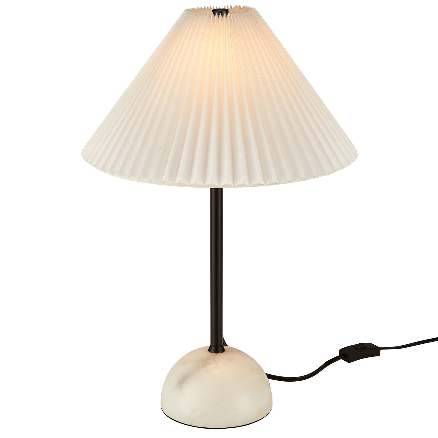 Illusion Marble Dome Table Lamp by Furniture for America