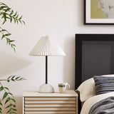 Remy Marble Dome Table Lamp in Black