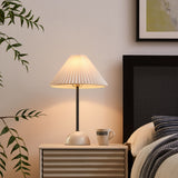 Remy Marble Dome Table Lamp in Black