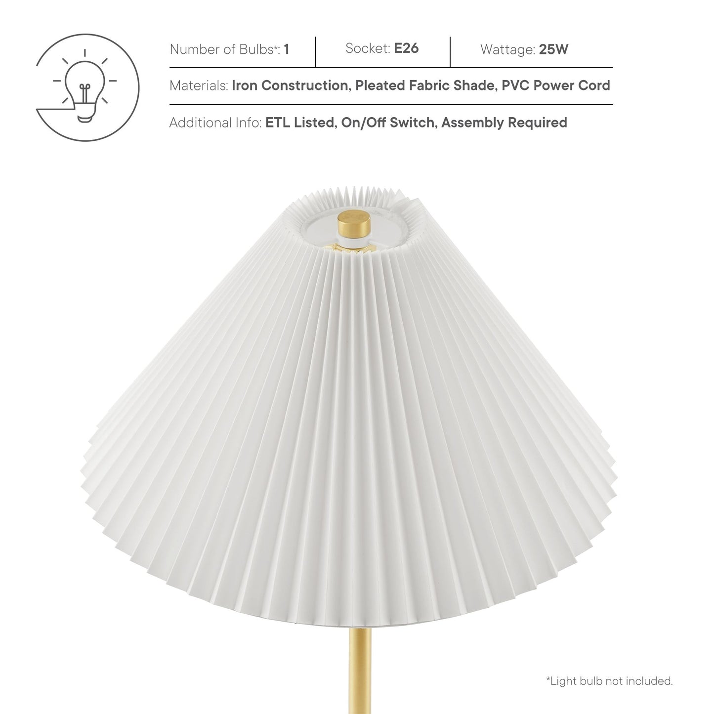Illusion Marble Dome Table Lamp by Furniture for America