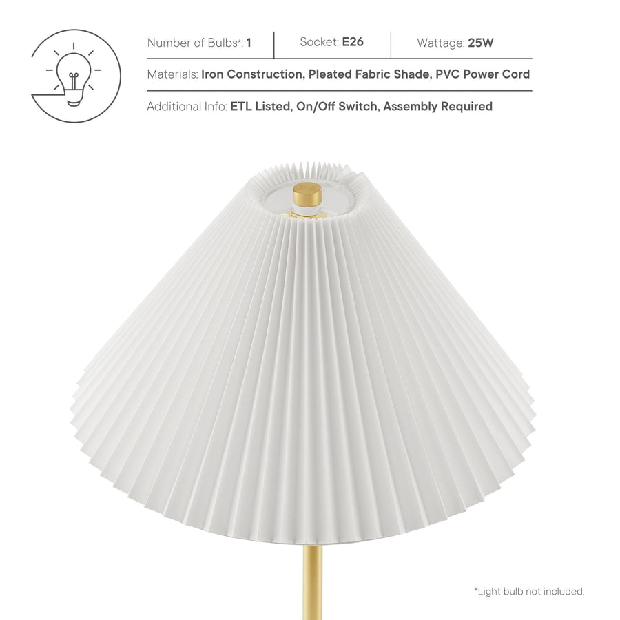 Remy Marble Dome Table Lamp in Brass