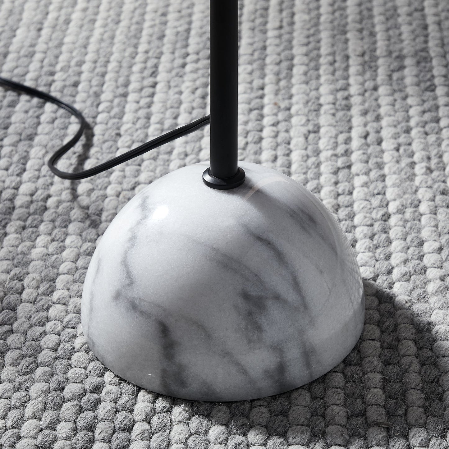 Illusion Marble Dome Floor Lamp by Furniture for America