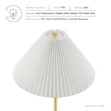 Remy Marble Dome Floor Lamp in Brass