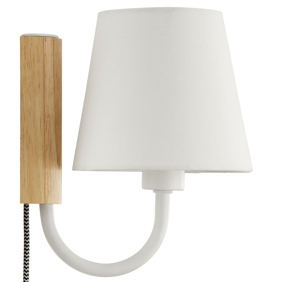 Saffron Swivel Wall Sconce in Natural White