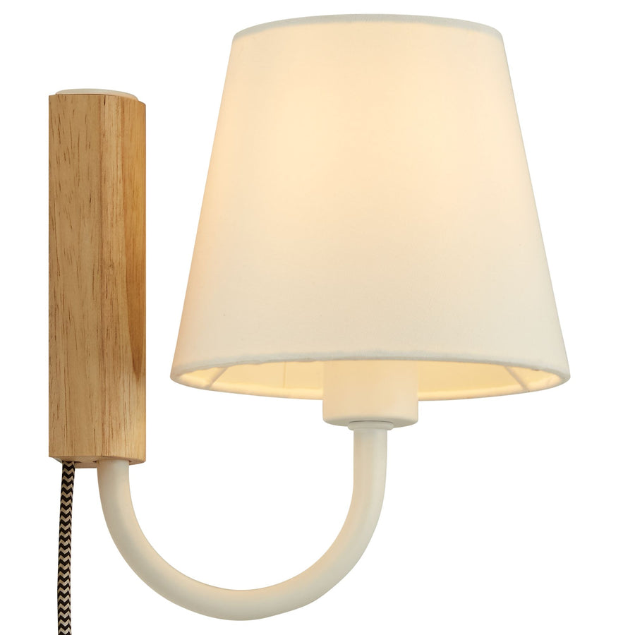 Saffron Swivel Wall Sconce in Natural White