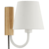 Saffron Swivel Wall Sconce in Natural White