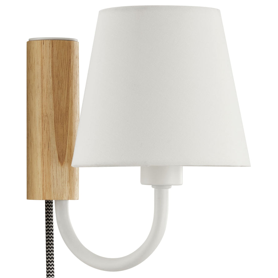 Saffron Swivel Wall Sconce in Natural White