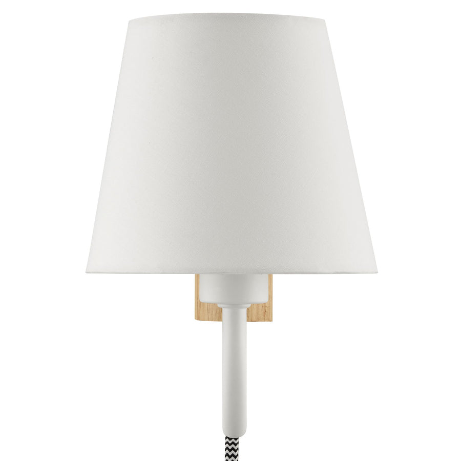 Saffron Swivel Wall Sconce in Natural White