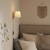 Saffron Swivel Wall Sconce in Natural White