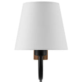 Saffron Swivel Wall Sconce in Walnut Black
