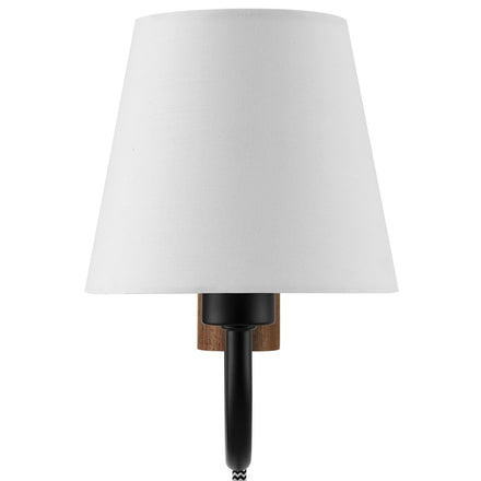 Sunlit Swivel Wall Sconce in Walnut Black