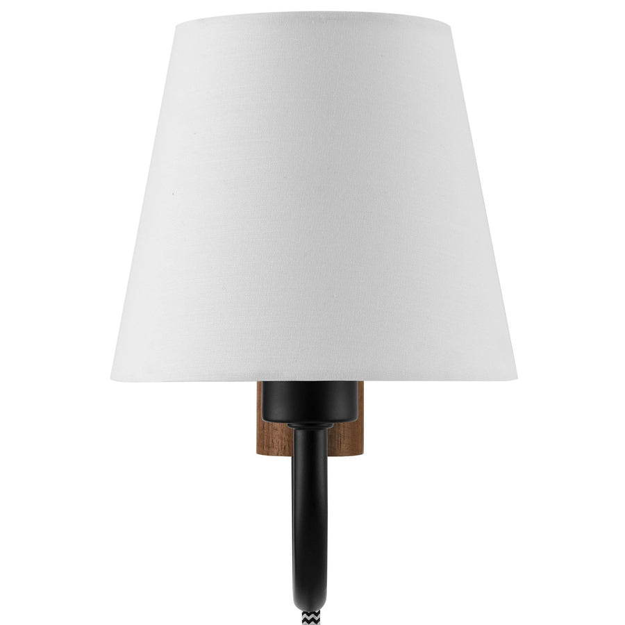 Saffron Swivel Wall Sconce in Walnut Black