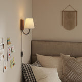 Saffron Swivel Wall Sconce in Walnut Black