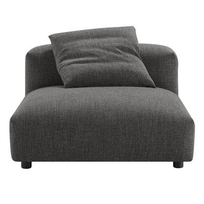 Solace 2-Piece Modular Upholstered Fabric Sofa by Furniture for America