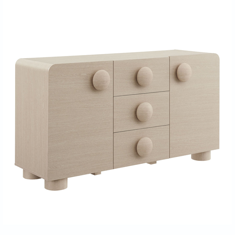 Pinot 57" Sideboard Storage Cabinet in Ash