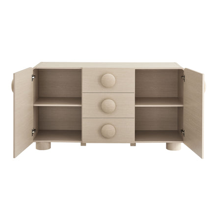 Sonnet 57" Sideboard Storage Cabinet in Ash