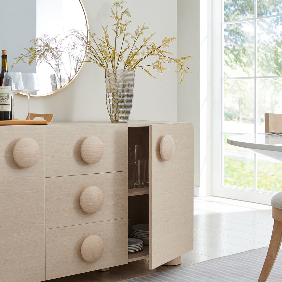 Pinot 57" Sideboard Storage Cabinet in Ash