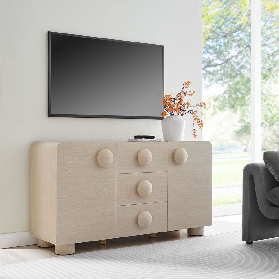 Pinot 57" Sideboard Storage Cabinet in Ash