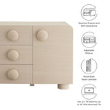 Pinot 57" Sideboard Storage Cabinet in Ash