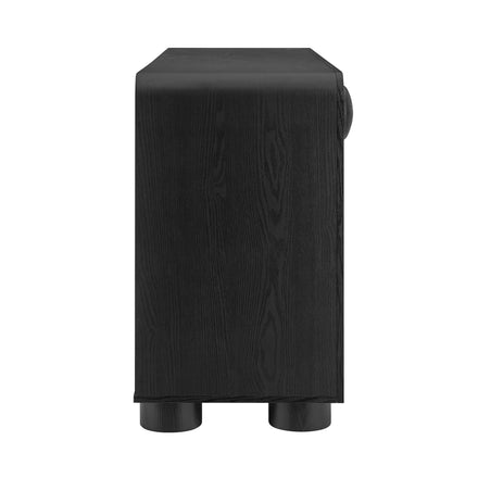 Sonnet 57" Sideboard Storage Cabinet in Black