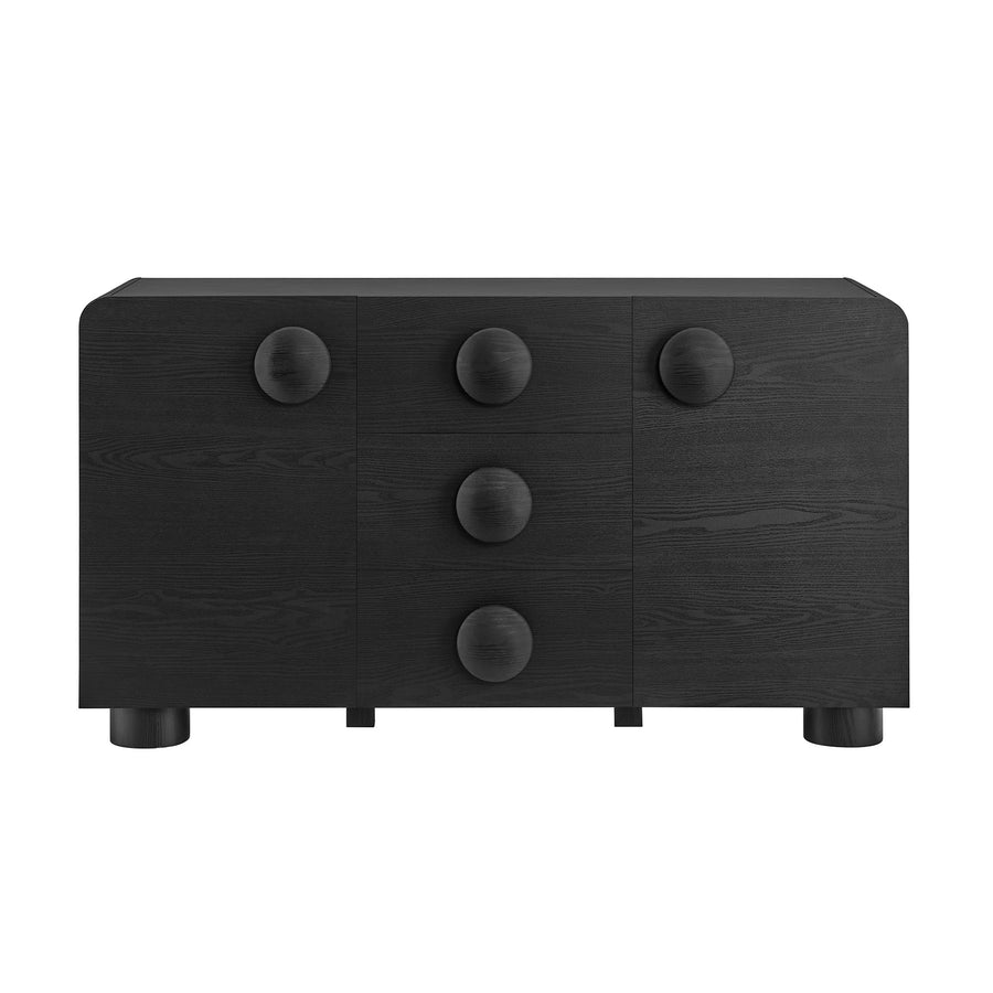 Pinot 57" Sideboard Storage Cabinet in Black