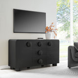 Pinot 57" Sideboard Storage Cabinet in Black