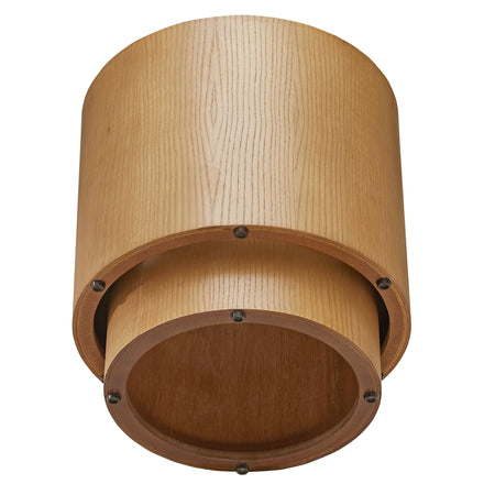 Amani Round Nesting Coffee Tables Set of 2 in Natural