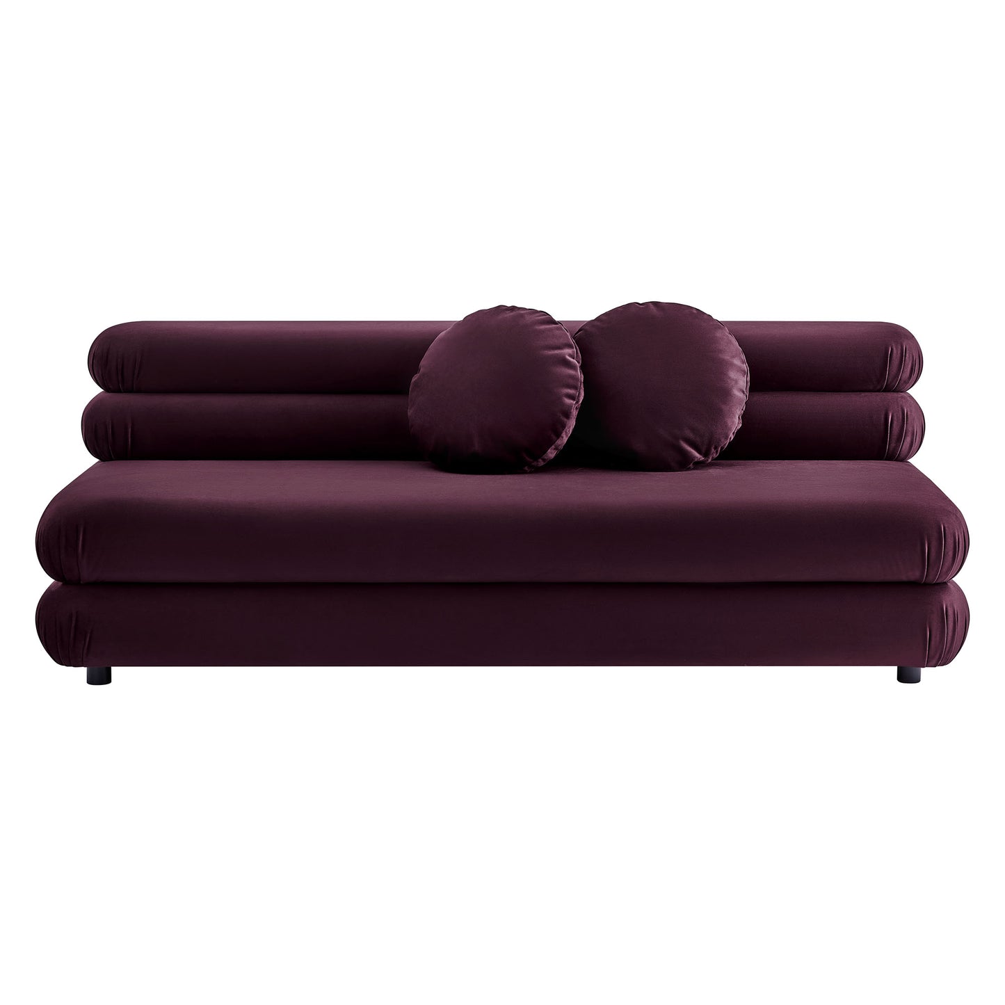 Jubilee Modular Performance Velvet Armless Loveseat by Furniture for America