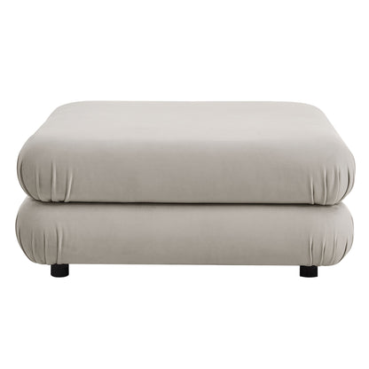 Jubilee 4-Piece Modular Performance Velvet Sectional Sofa by Furniture for America
