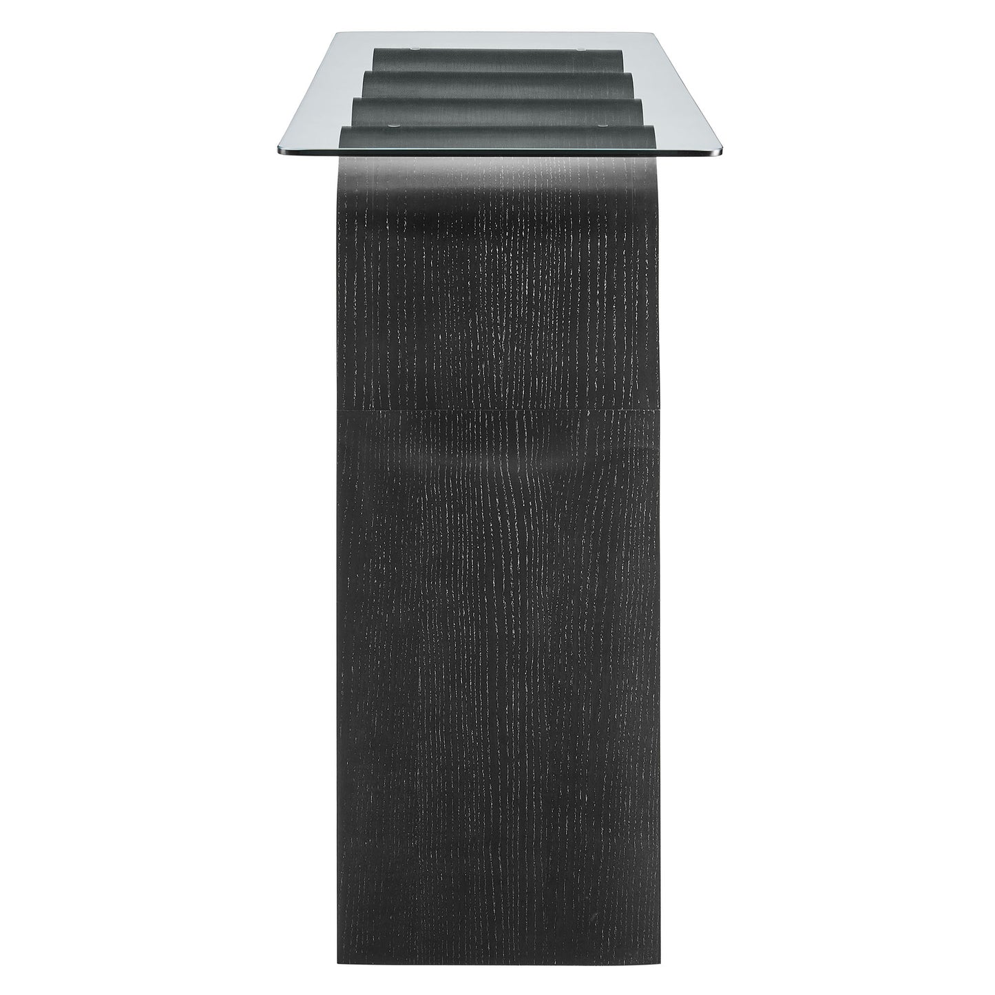 Ondine Glass Top 50" Console Table by Furniture For America