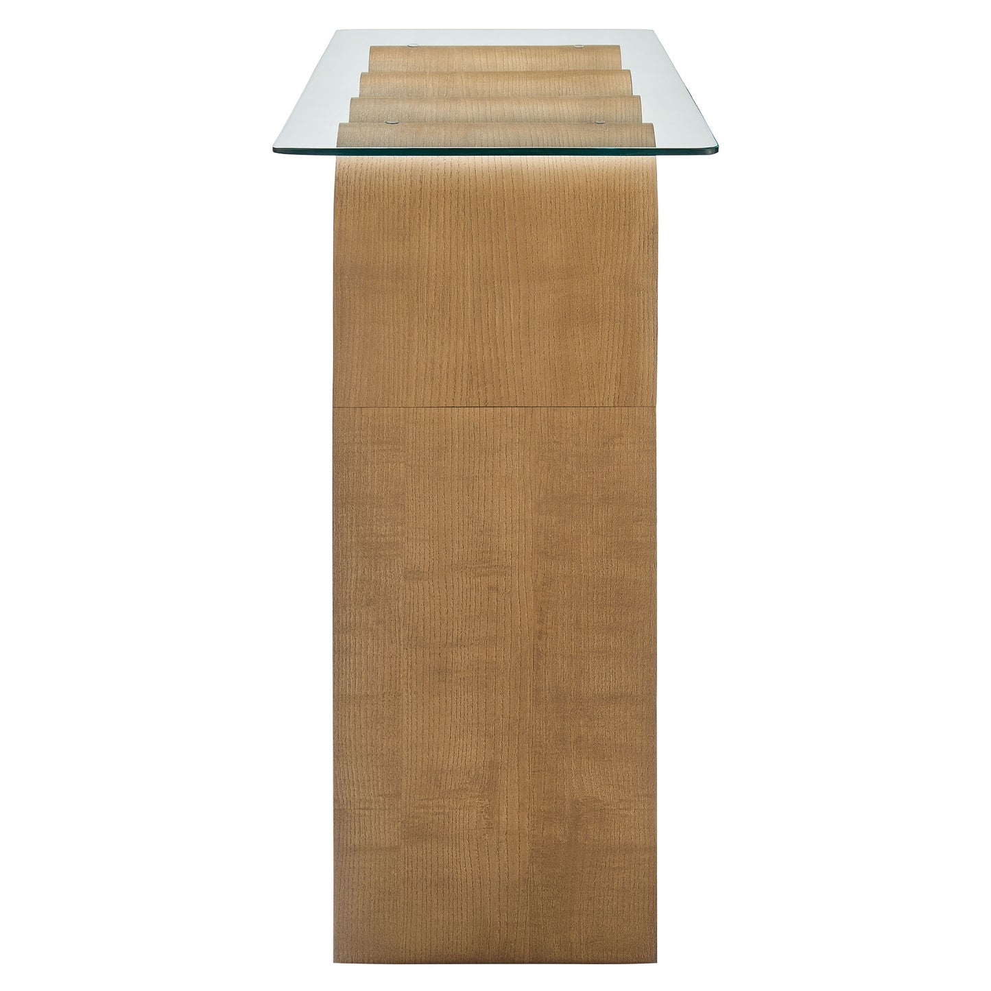 Ondine Glass Top 50" Console Table by Furniture For America