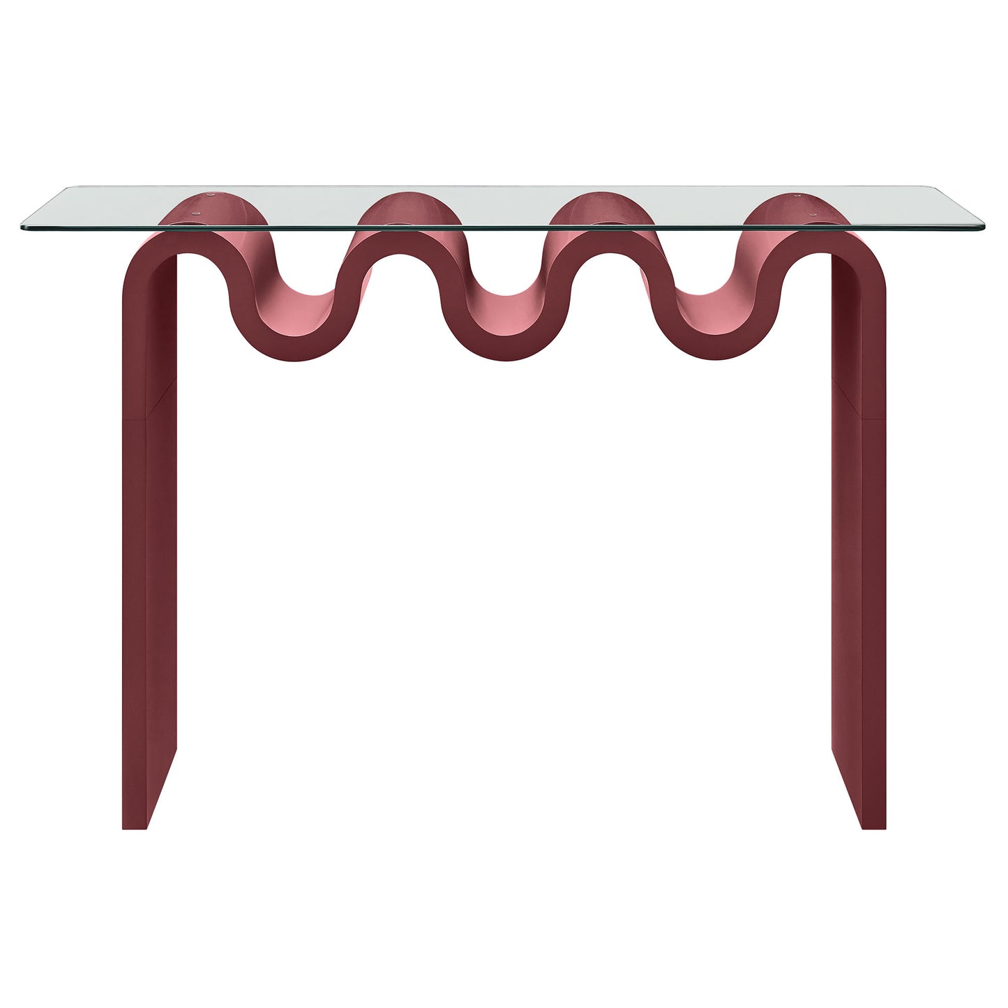 Ondine Glass Top 50" Console Table by Furniture For America
