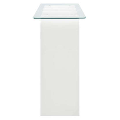 Ondine Glass Top 50" Console Table by Furniture For America