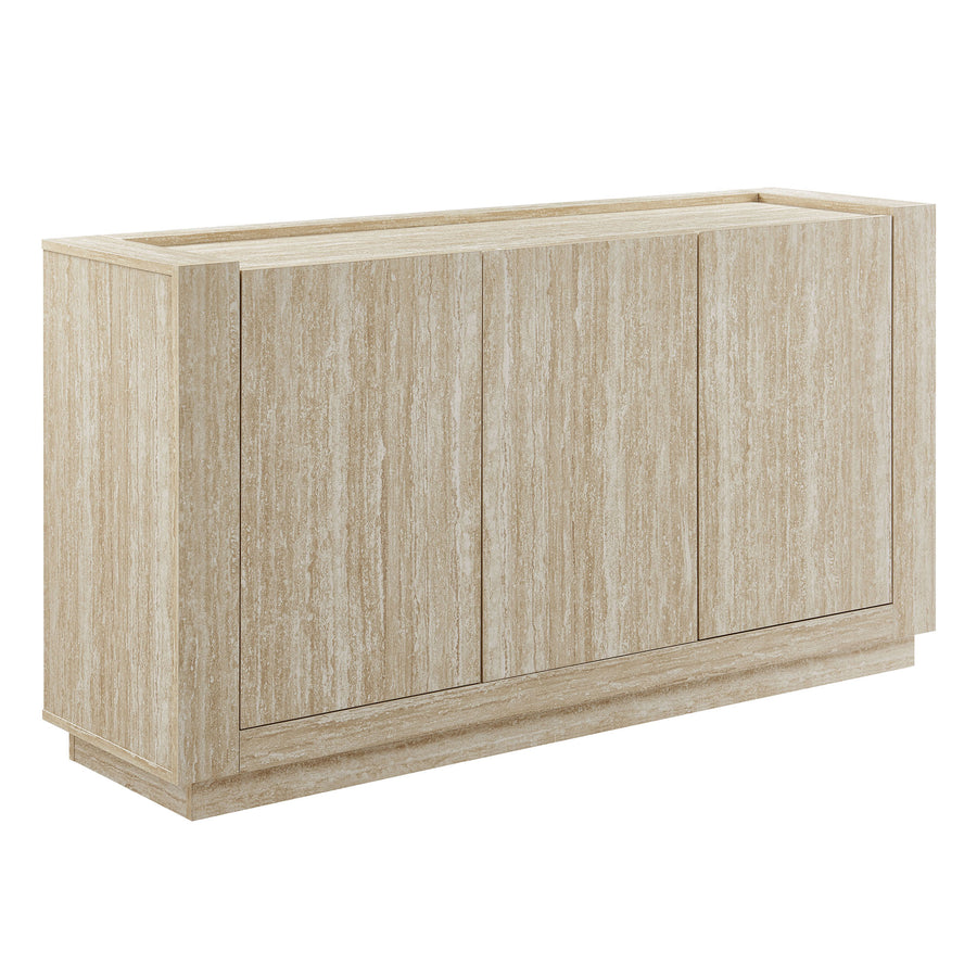 Musk 59" Travertine Sideboard in Travertine