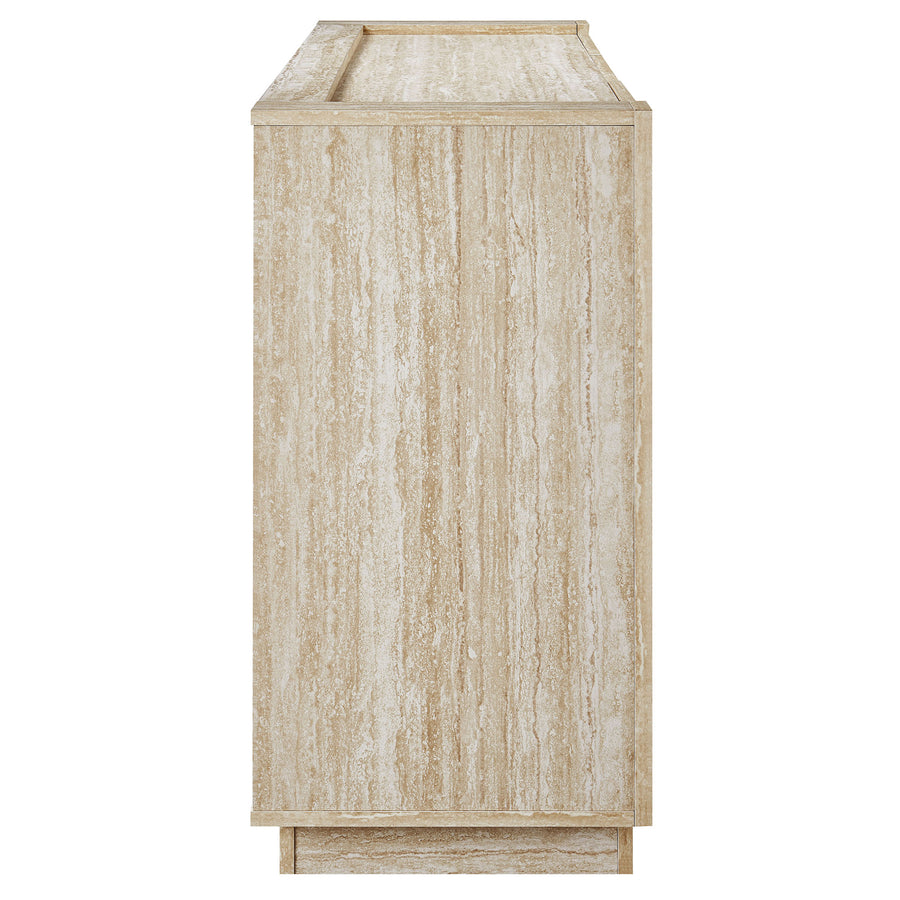 Musk 59" Travertine Sideboard in Travertine