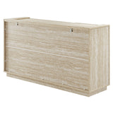 Musk 59" Travertine Sideboard in Travertine