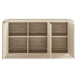 Musk 59" Travertine Sideboard in Travertine