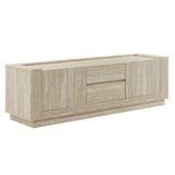 Musk 59" Travertine TV Stand in Travertine