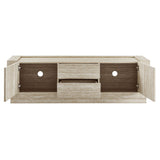Musk 59" Travertine TV Stand in Travertine