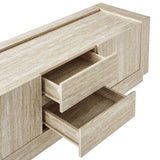Musk 59" Travertine TV Stand in Travertine