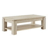 Musk Travertine Coffee Table in Travertine