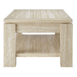 Musk Travertine Coffee Table in Travertine