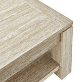 Musk Travertine Coffee Table in Travertine