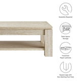 Musk Travertine Coffee Table in Travertine