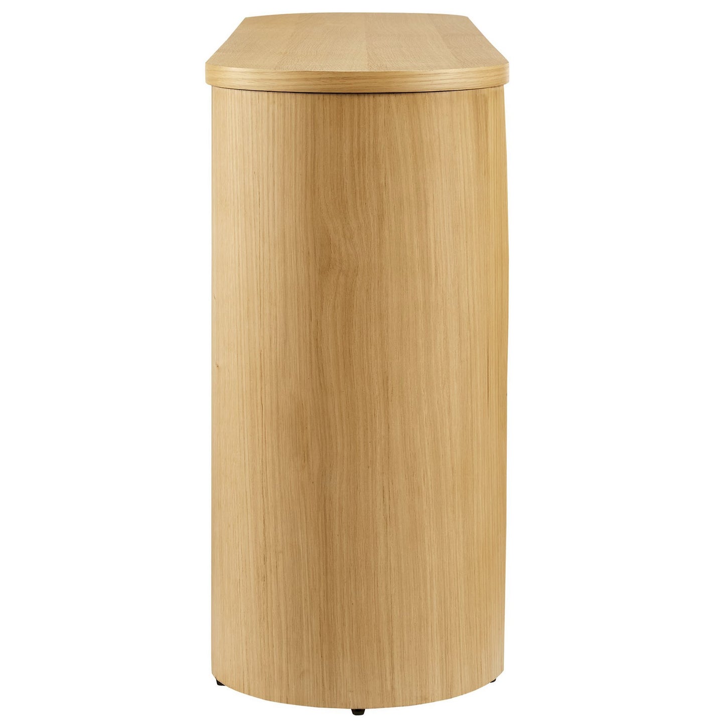 Aspect Oval Wood Entryway Console Table by Furniture For America