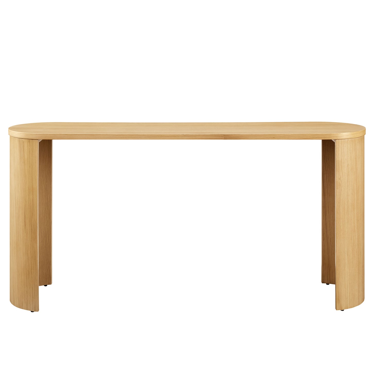 Aspect Oval Wood Entryway Console Table by Furniture For America