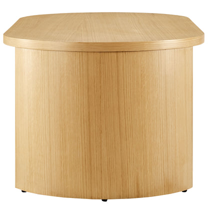 Aspect Oval Wood Coffee Table by Furniture For America